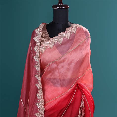Organza Shaded Zardosi Work – Ethnic Boutique