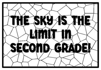 THE SKY IS THE LIMIT IN SECOND GRADE! Second Grade, 1st Day of School ...