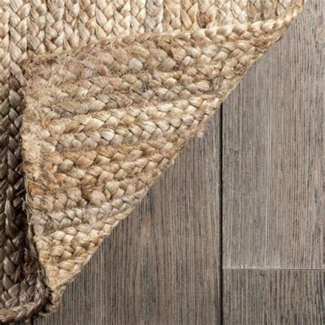 Avioni Home Eco Collection – Handwoven Braided Jute Rectangle Carpet ...