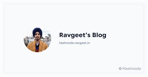 Ravgeet's Blog