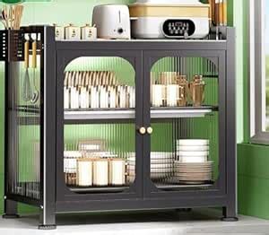 AtrauX Kitchen Storage Rack Drain dishware Rack countertop Cupboard ...