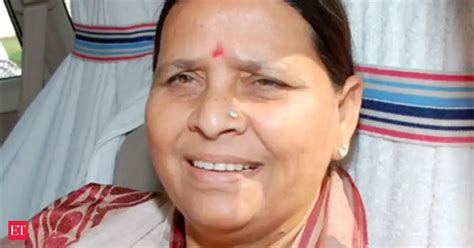 Rabri Devi alleges breakdown of law and order in Bihar - The Economic Times
