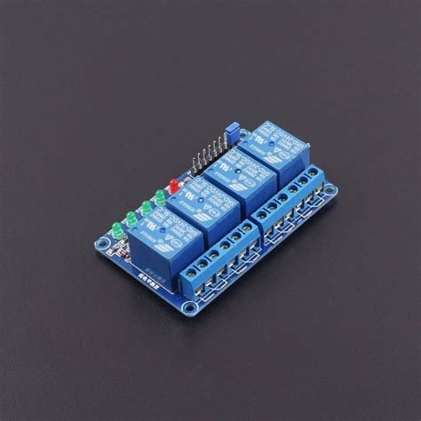 4-Channel Relay Module DC 24V with Optocoupler – REES52