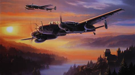 HD wallpaper bf 110 g-4 night fighter radar fug 202/220 lichtenstein ...