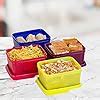 Buy Tupperware . Plastic Container-500Ml, 4 Pieces, Multicolour ...