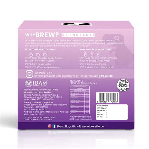 48 Dark Roast Coffee Sachets Box - 5X Stronger– Bevzilla