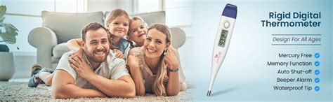 EASYCARE® (EC5058) Rigid Digital Thermometer for Baby, Child & Adults ...