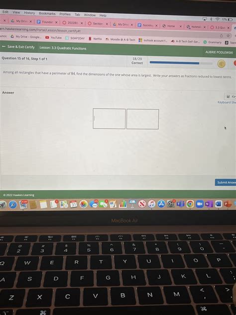 Answered: Question 15 of 16, Step 1 of 1 18/29… | bartleby