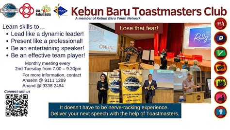 Kebun Baru Toastmasters Club Meeting, Kebun Baru Community Club, Bishan ...