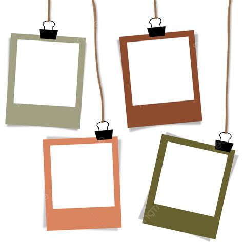 Hanging Polaroids Clipart Transparent PNG Hd, Hanging Polaroid Frame ...