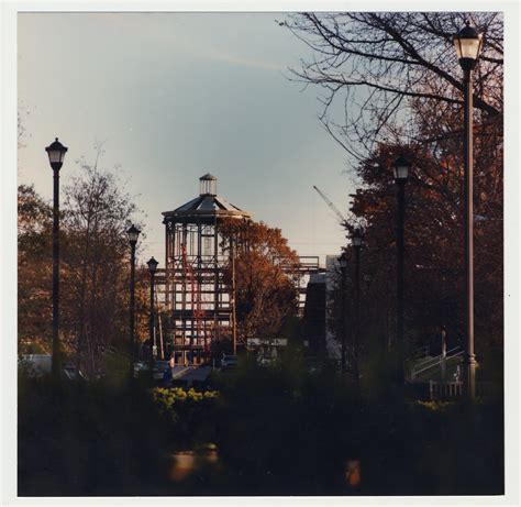 The construction of the William T. Young Library