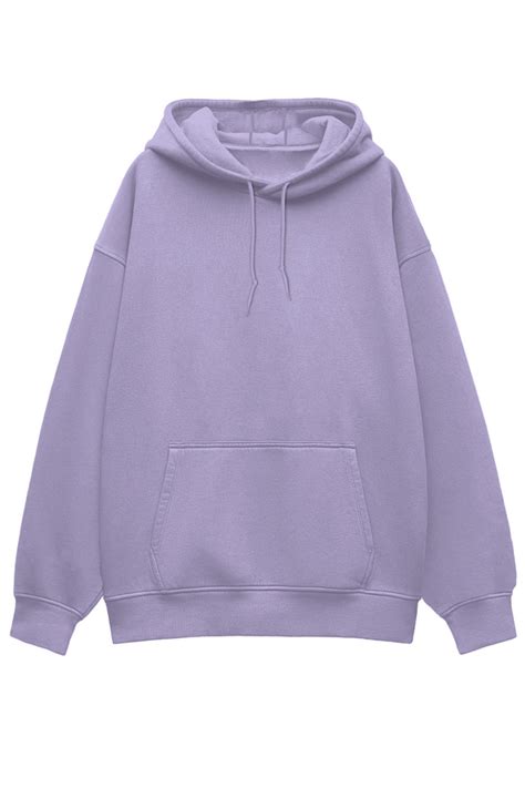 Lavender Heavyweight Oversized Hooded Sweatshirt – MasteeZone