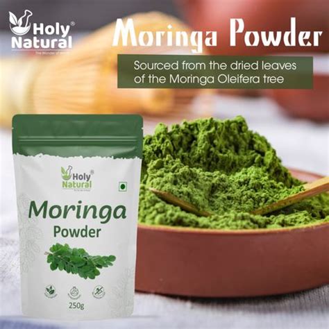 Holy Natural 100% Pure Moringa Powder - 250 GM Price in India - Buy ...
