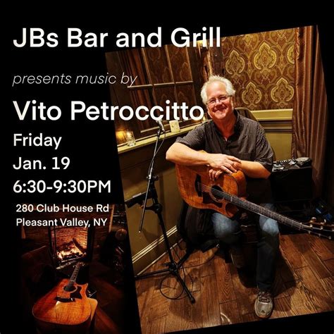 Vito Debuts at JBs Bar and Grill , JB’s Bar & Grill, Pleasant Valley ...