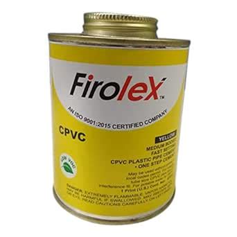 Firolex C PVC Pipe Bonding Adhesive/C PVC Solvent Cement (946ML. Tin ...