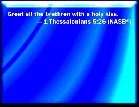1 Thessalonians 5:26