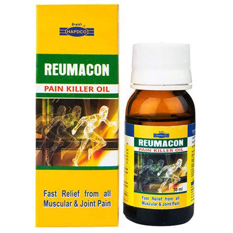 Buy Hapdco Reumacon Pain Killer Oil, 30 ml | 19 Minutes Delivery ...