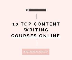 10 Top Content Writing Courses Online in 2019 - Write Freelance