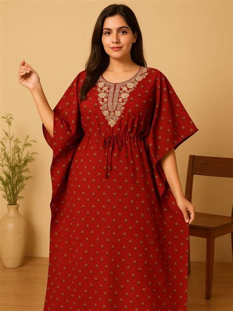 Shop Elegant and Comfortable Kaftan Dresses Online In India – 9shines label