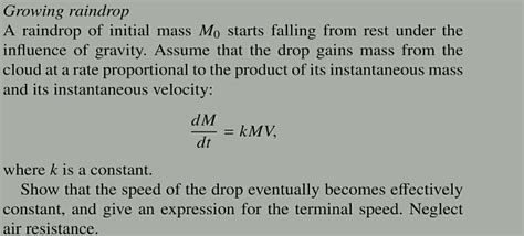 Image result for Terminal Velocity Examples