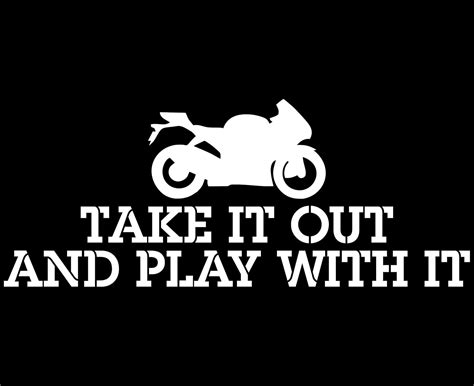 SweetTeaDecals Take It Out and Play with It - 8 3/4 x 3 1/2 - India | Ubuy