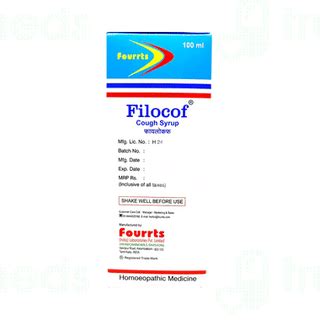 Fourrts Filocof Cough Syrup 100ml - Uses, Side Effects, Dosage, Price ...