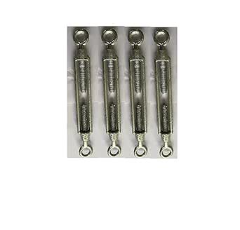 Galvanized Turnbuckle EYE TO EYE Heavy Duty Wire Rope Tension (4, M24 ...