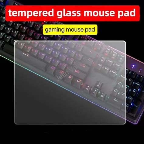 Tempered-Glass-Mouse-Pad-Game-Mice-Pad-Transparent-Mute-Desk-Anti-Slip-Waterproof-Gaming-Office ...