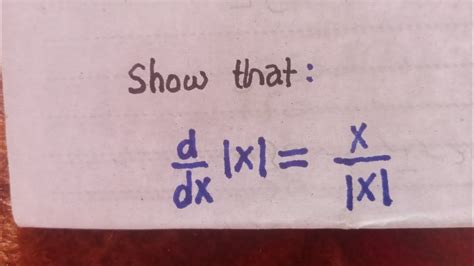 Image result for Absolute Value Derivative Rule