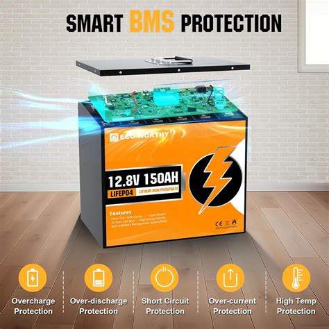 ECO-WORTHY 12V 150AH Lithium Battery, Safer Metal India | Ubuy