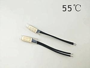 Shomy 55 : 2PCS KSD9700 250V 5A Bimetal Disc Temperature Switch N/C ...