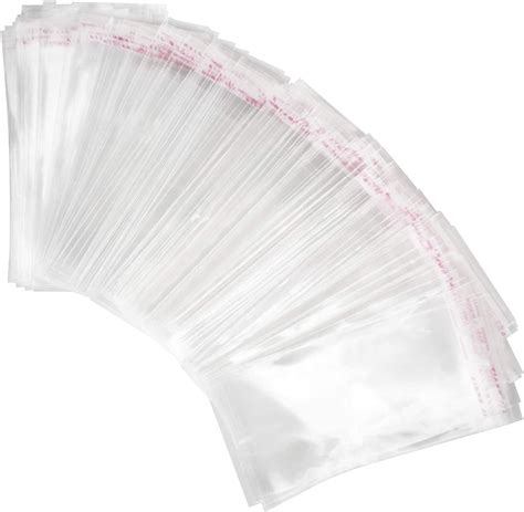 Amazon.com: 400 Clear Plastic Cellophane Bags - 3.5 x 5.5 inch ...
