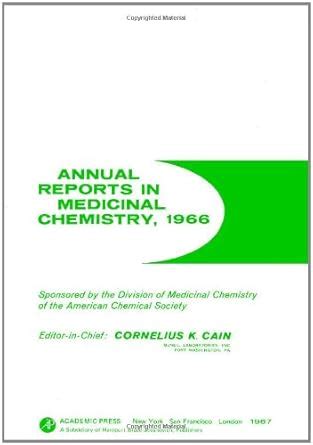 Buy Annual Reports in Medicinal Chemistry: v. 2 Book Online at Low ...