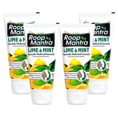 Roop Mantra Lime & Mint Face Wash 50ml, Pack of 4 : Amazon.in: Beauty