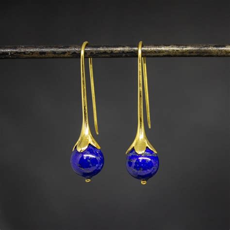 Buy Lapis Lazuli Earring Online In India - Etsy India