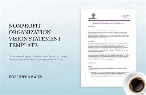 Image result for Vision Template Example