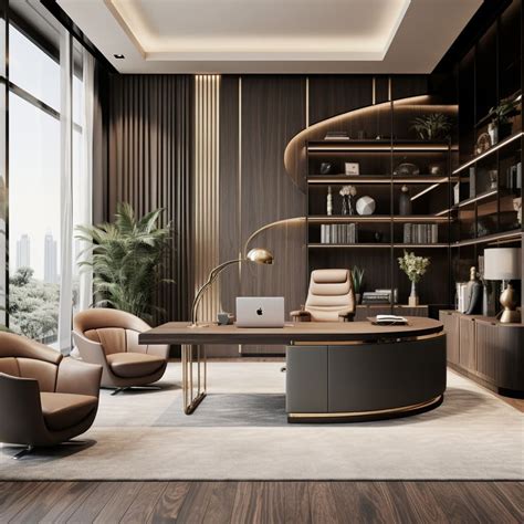 Elegant Modern Luxury Ceo Office Design