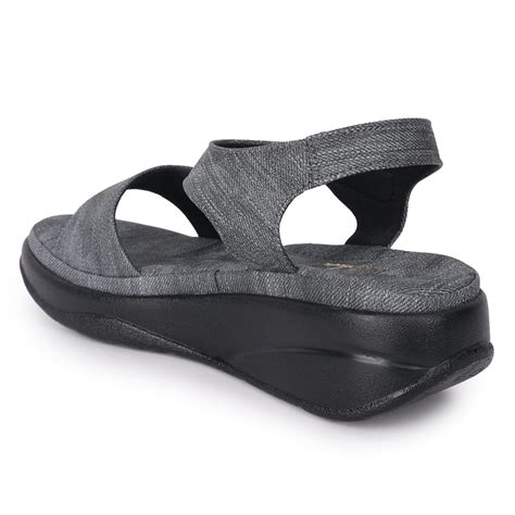 Women Double Strap Casual Platform Heel Sandals | Padchin