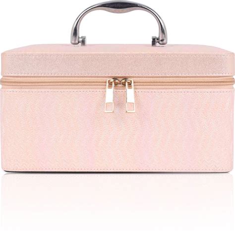 PREVAILER Ikera WavePattern Vanity Case – Blush Pink Makeup And ...