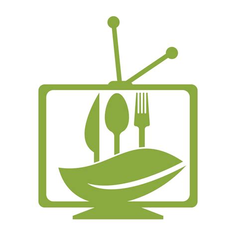 Healthy Food Channel Logo Template Design. Culinary Food With ...