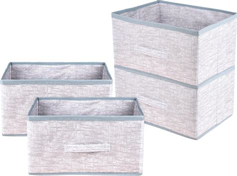 AmazonBasics Fabric 4-Drawer Storage Organizer - Replacement Drawers ...