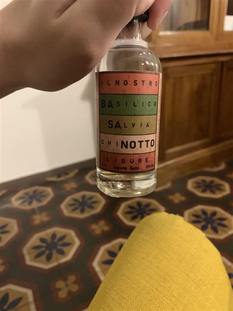 Italian herb liquor with a touch of salvia. Gives an interesting drunk ...