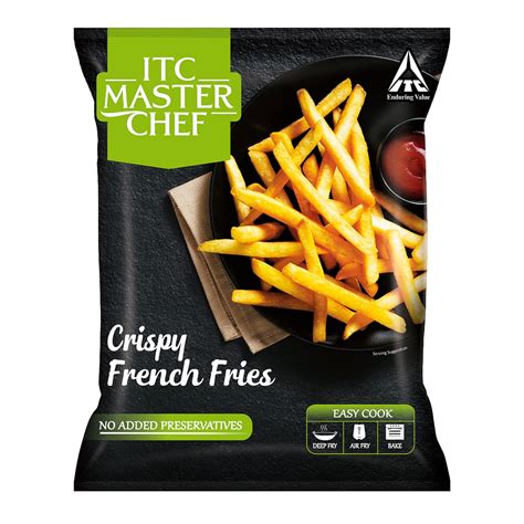 ITC MASTER CHEF Crispy French Fries, Veg Frozen Snack, Ready to Cook ...