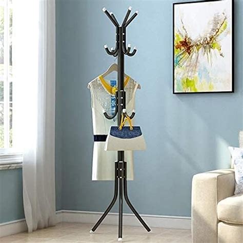 ADA Wrought Iron Coat Rack 12 Hooks Hanger | Creative Fashion Bedroom ...
