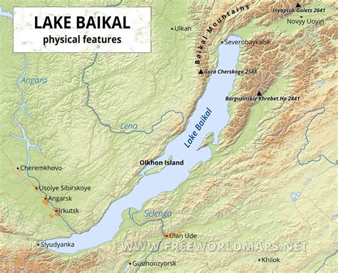Lake Baikal maps