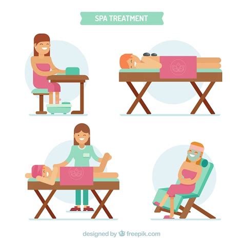 Spa treatment set | Free Vector