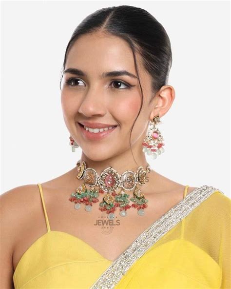 Exclusive Meenakari Kundan Choker – Forever Jewels India