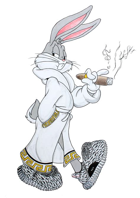 Gangsta Bugs Bunny Drawing