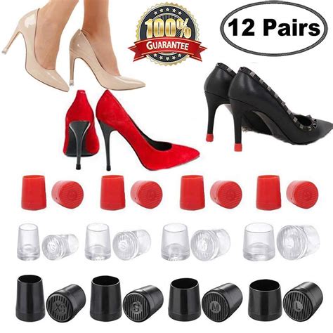 Heel Repair Caps Covers 12 Pairs High Heel Protector Heel Tip ...