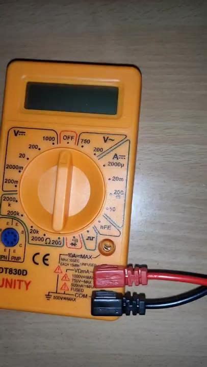 Image result for How to Use Electrical Multimeter